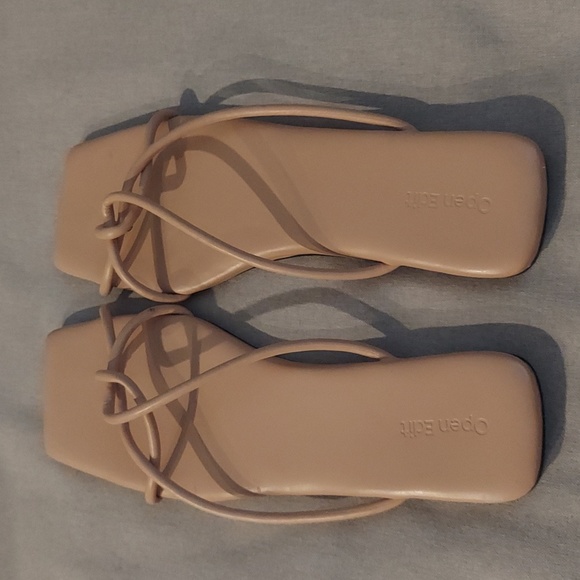 Open Edit Beige Flat Sole - Picture 2 of 5